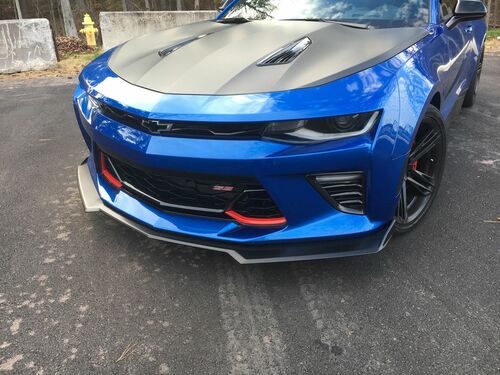 16-22+ Camaro SS/LT1 & 2019+ Camaro LT/RS Refresh Front Splitter, Satin Black, G