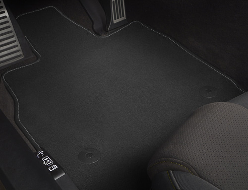 20-22+ C8 Corvette Carpeted Floor Mat Kit W/ Sky Cool Grey Stitching - GM