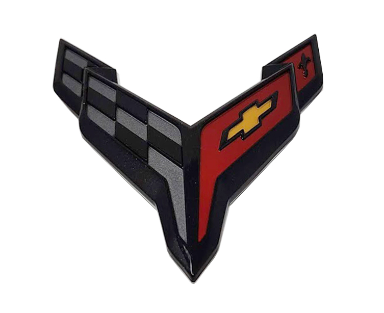 20-27+ C8 Corvette Hood Emblem (Carbon Flash) - General Motors