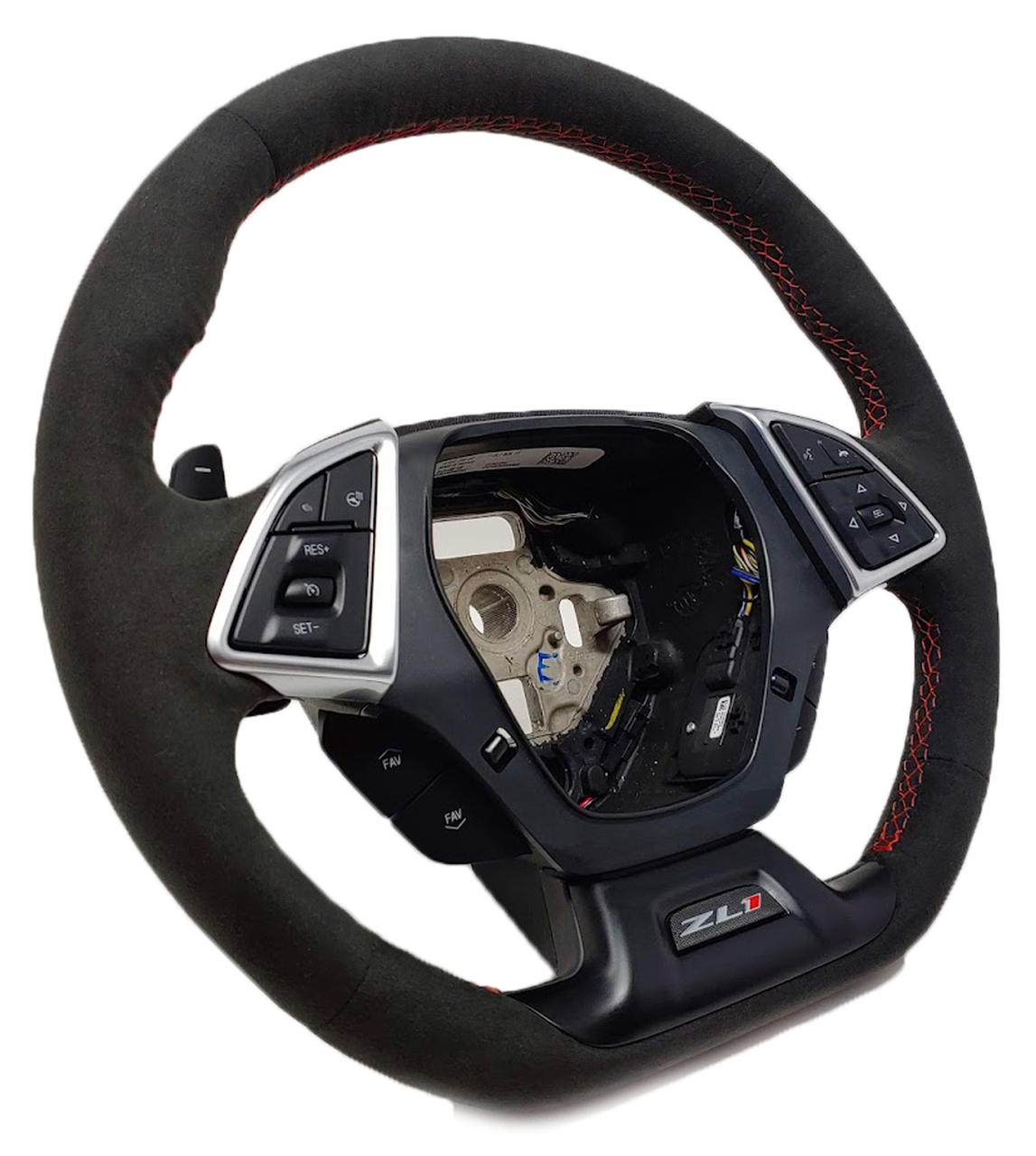 16-22+ Camaro ZL1 Steering Wheel, GM OEM w/ "FIFTY" Edition Bottom Plate