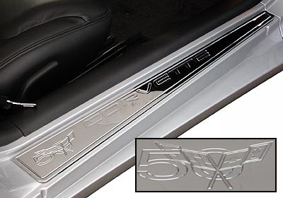 50th Anniversary Corvette Billet Chrome Sill Plates