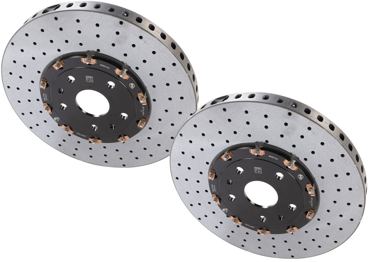 25-27+ C8 Corvette ZR1 OEM Rear Ceramic Brake Rotors (Includes 2) - General Moto
