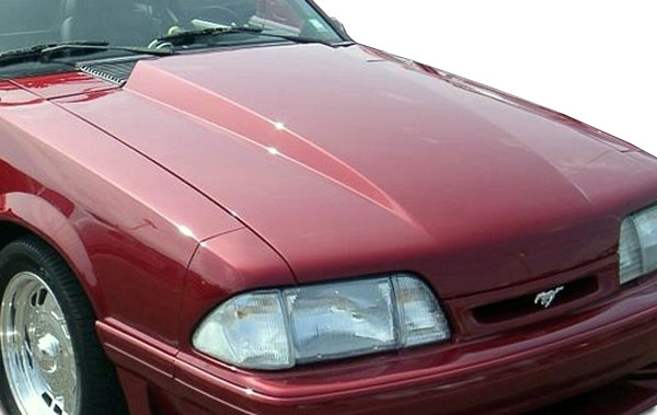 1987-1993 Ford Mustang Duraflex 2" Cowl Hood - 1 Piece