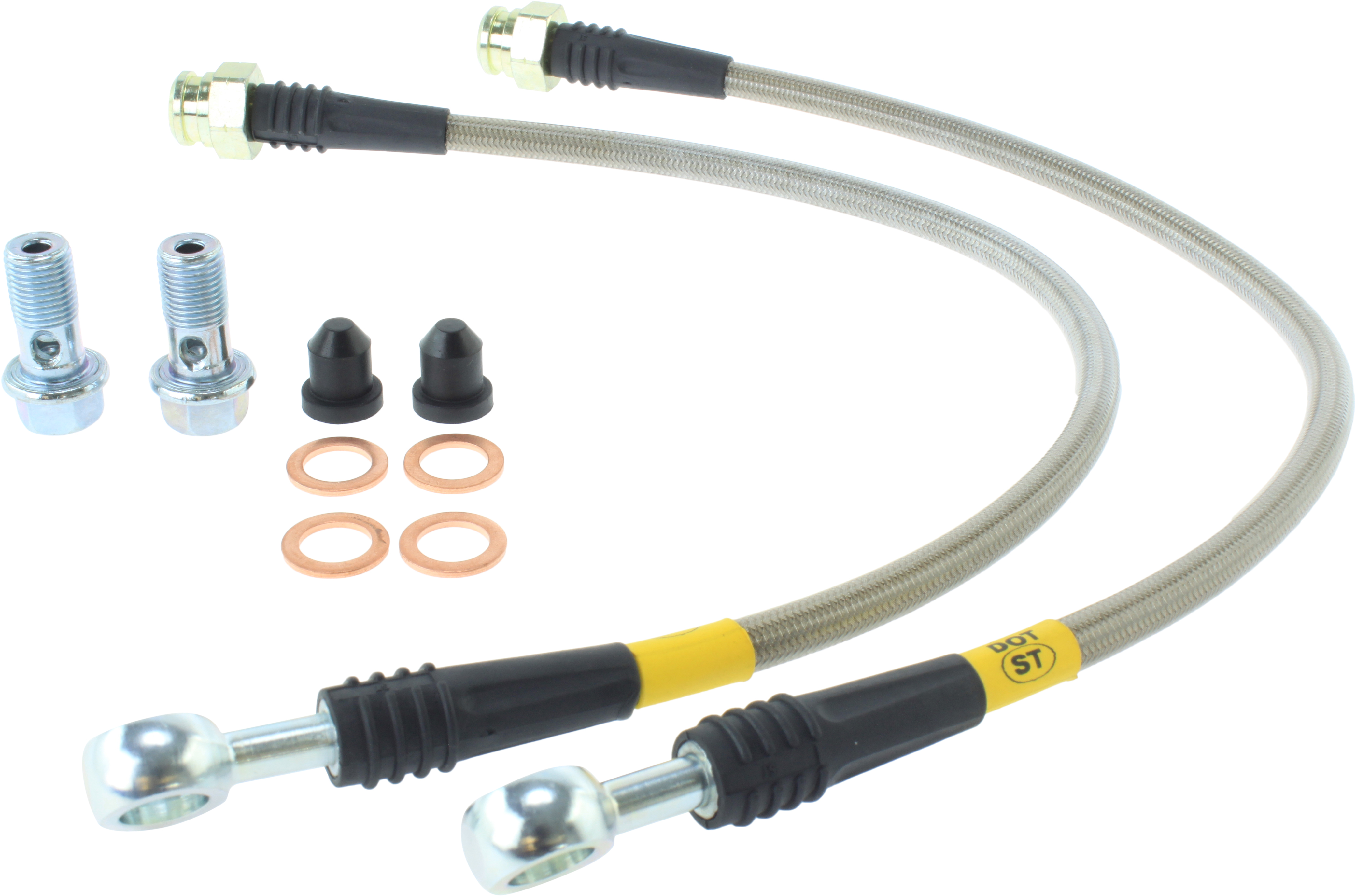 Stop-Tech Rear Stainless Steel Brake Lines, C6 Corvette Z06, Grand Sport ZR1