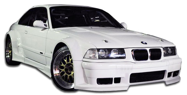 1992-1998 BMW 3 Series E36 2DR Duraflex GT500 Wide Body Kit - 8 Piece - Includes