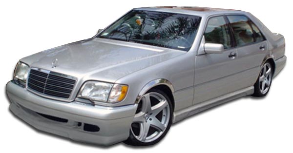 1992-1999 Mercedes S Class W140 Duraflex W-1 Body Kit - 4 Piece - Includes W-1 F