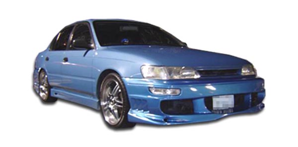 1993-1997 Toyota Corolla Geo Prizm Duraflex Bomber Body Kit - 4 Piece - Includes