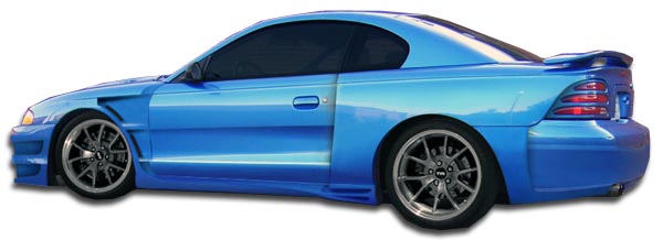 1994-1998 Ford Mustang Duraflex GT500 Wide Body Door Caps - 2 Piece (S