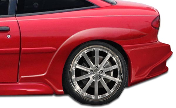 1995-1999 Chevrolet Cavalier 2DR Duraflex Millenium Wide Body Rear Fender Flares
