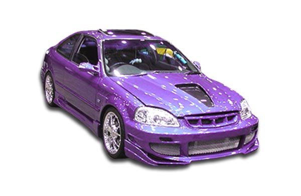 1996-1998 Honda Civic 2DR Duraflex AVG Body Kit - 4 Piece - Includes AVG Front B