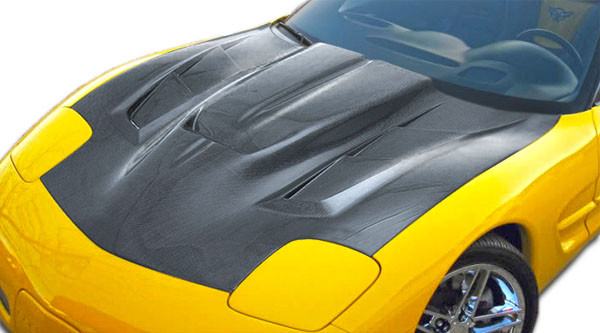 C5 Corvette 1997-2004 Corvette Carbon Fiber ZR Edition 2 Hood - 1 Piece