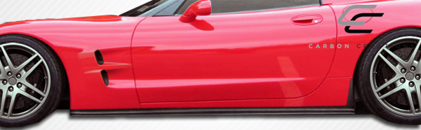 1997-2004 Chevrolet Corvette C5 Carbon Creations ZR Edition Side Skirts Rocker P