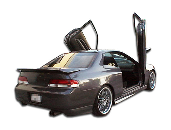 1997-2001 Honda Prelude Duraflex Type M Rear Add Ons Spat Bumper Extensions - 2