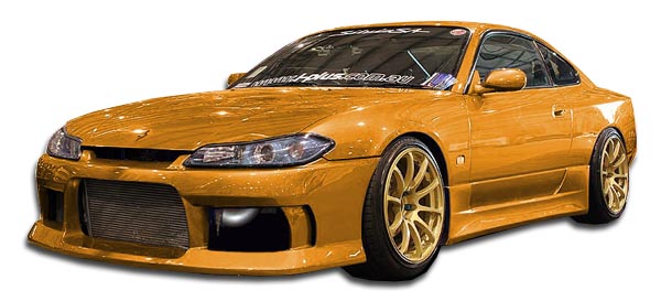 1989-1994 Nissan 240SX S13 Duraflex Silvia S15 Conversion M-1 Sport Kit - 4 Piec