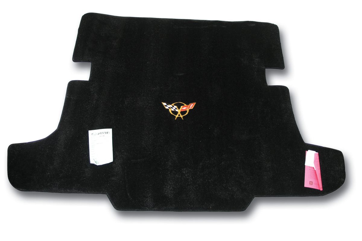 C5 1997-2004 Chevrolet Corvette Cargo Mat W/Gold C5 Logo - Choose Color & Materi
