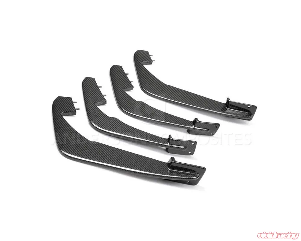 Anderson Composites 20-24 Chevrolet Corvette C8 Stingray Carbon Fiber Rear Diffuser Fins (Set of 4)