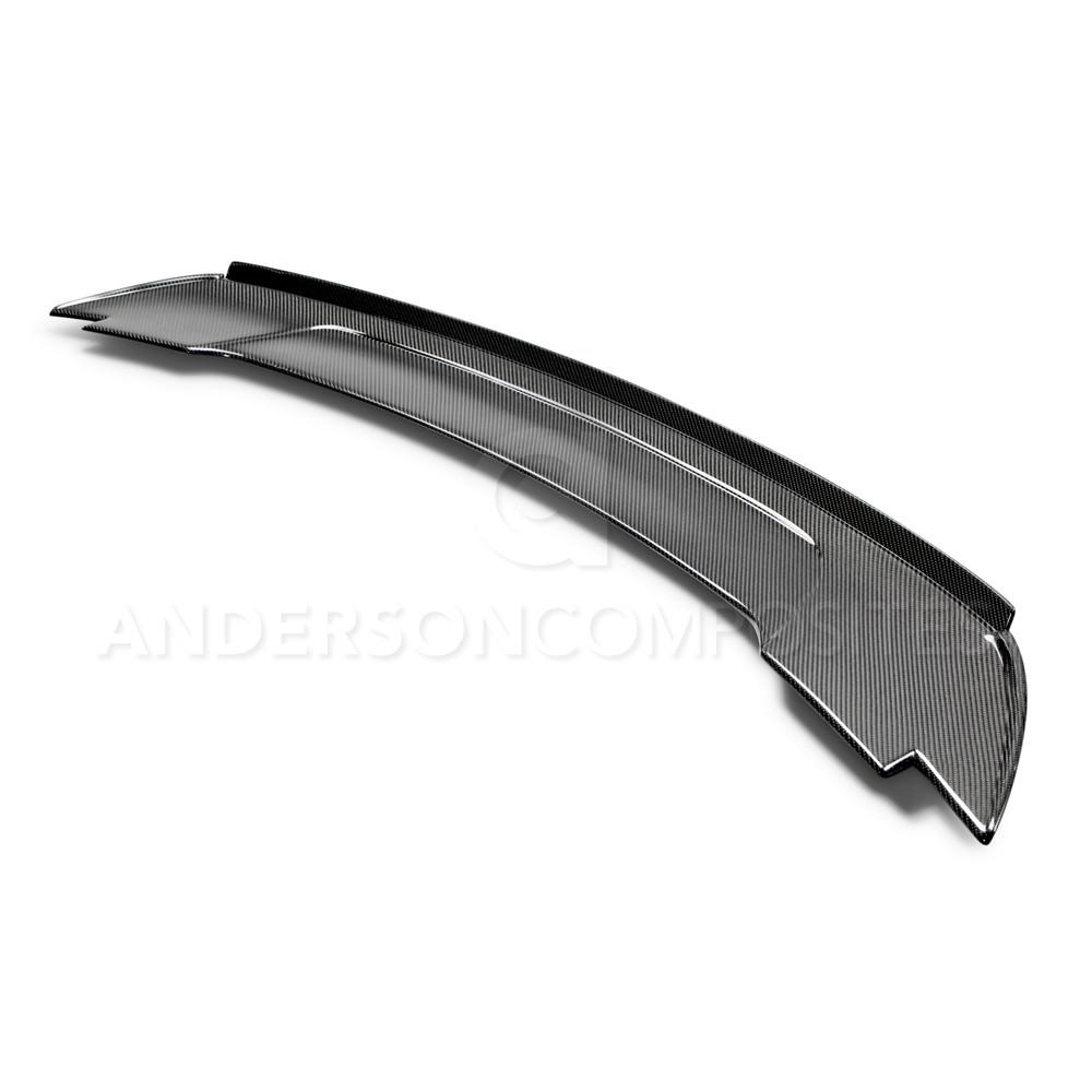 2015-2019 FORD MUSTANG (Mounting points GT) TYPE-ST Type-ST carbon fiber Track Pack style rear spoiler with wicker for 2015-2019