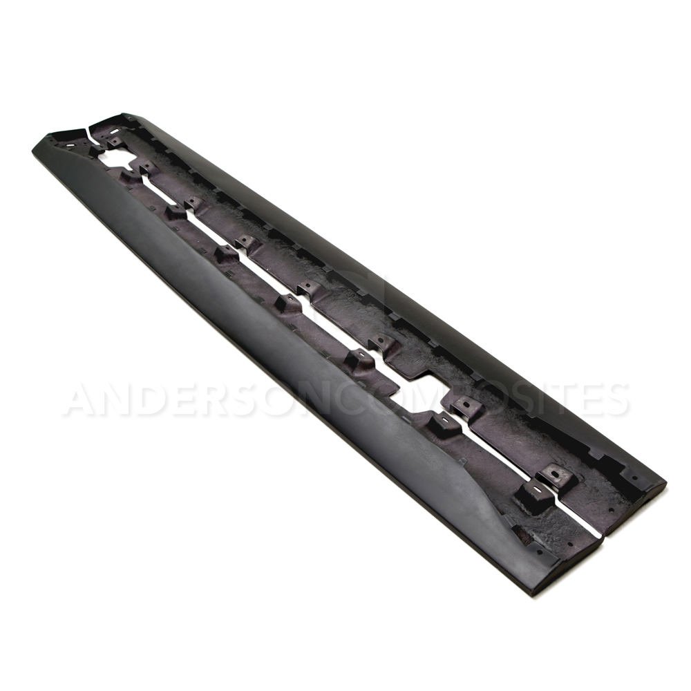 2015-2019 FORD MUSTANG TYPE-AR Type-AR fiberglass side rocker panel splitter for 2015-2019 Ford Mustang