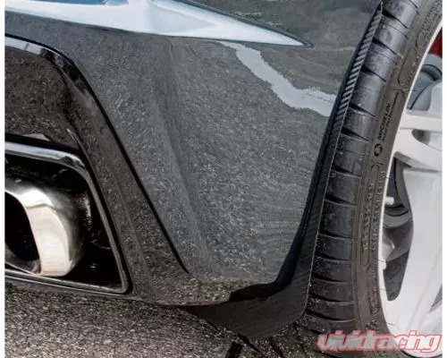 American Car Craft 2Pc Carbon Fiber Wrapped Rear Mud Guards Chevrolet C8 Corvette Stingray 2020-2024