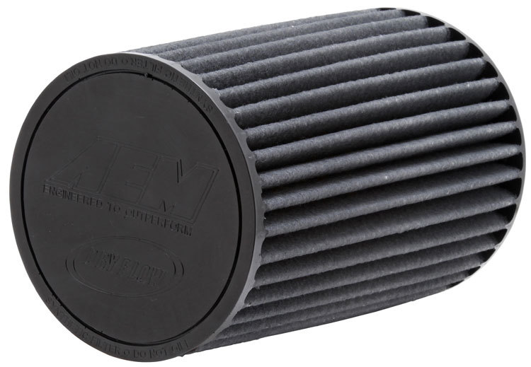 AEM Air Filter Element, Dryflow, Conical, 6" Base, 5-1/8" Top Diameter, 9.06