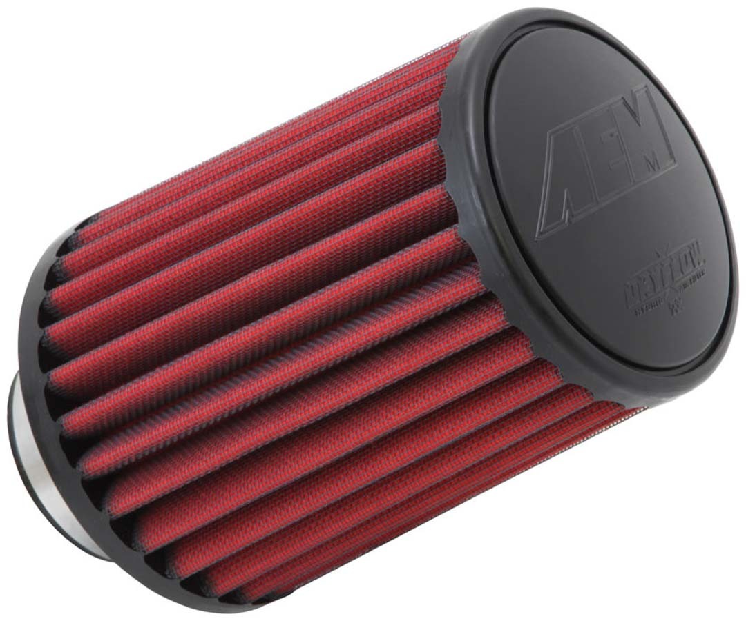 AEM Air Filter Element, Dryflow, Clamp-On, Conical, 5-1/2" Base, 4-3/4" Top