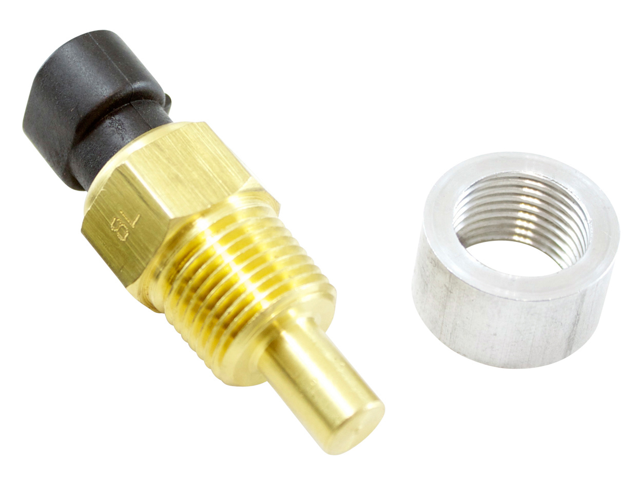 AEM Temperature Sending Unit, Electric, 3/8" NPT Male Thread, Bung/Pins/Plug