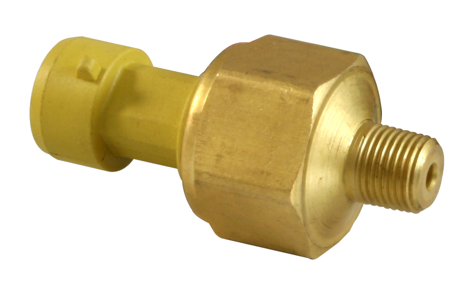 AEM Pressure Sending Unit, Electric, 1/8" NPT Male, 0-15 psi, Brass, Natural