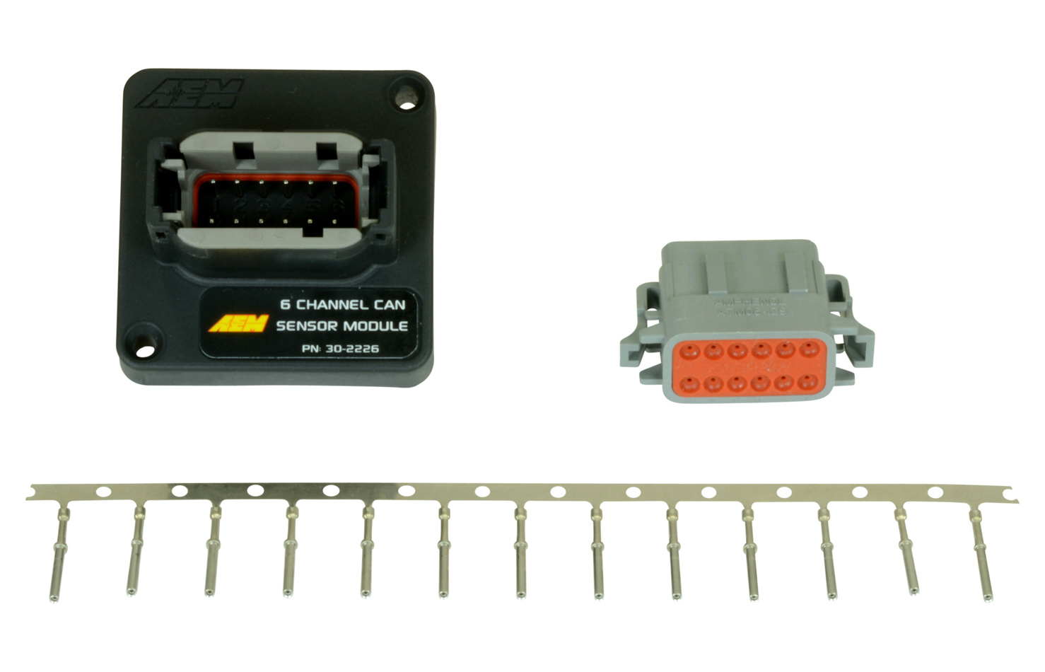 AEM CAN Sensor Module, 6 Channel, Fuel/Pressure/Tachometer/Temperature, AEM