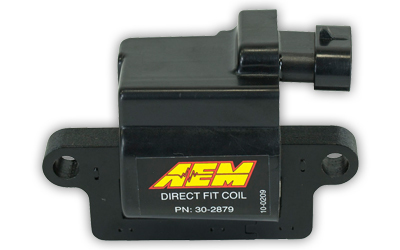 AEM Ignition Coil Pack, HO Direct Fit, 0.720 ohm, 40000V, Black, GM LS-Serie