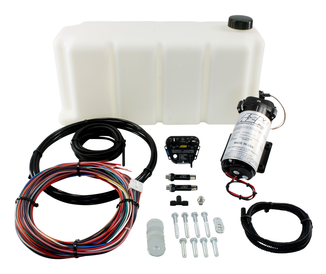AEM Water Injection System, Boost Reference Controlled, 5 gal Reservoir, Uni