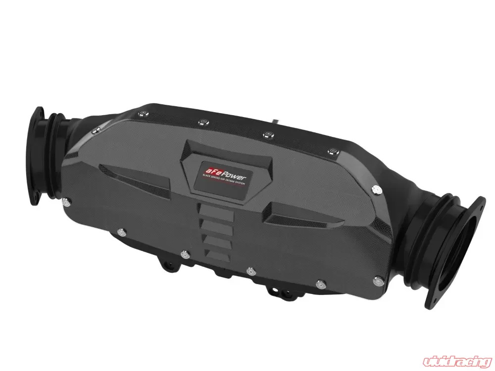 aFe POWER Black Series Carbon Fiber Cold Air Intake System w/ Pro DRY S Filters Chevrolet Corvette C8 V8 6.2L 2020-2023