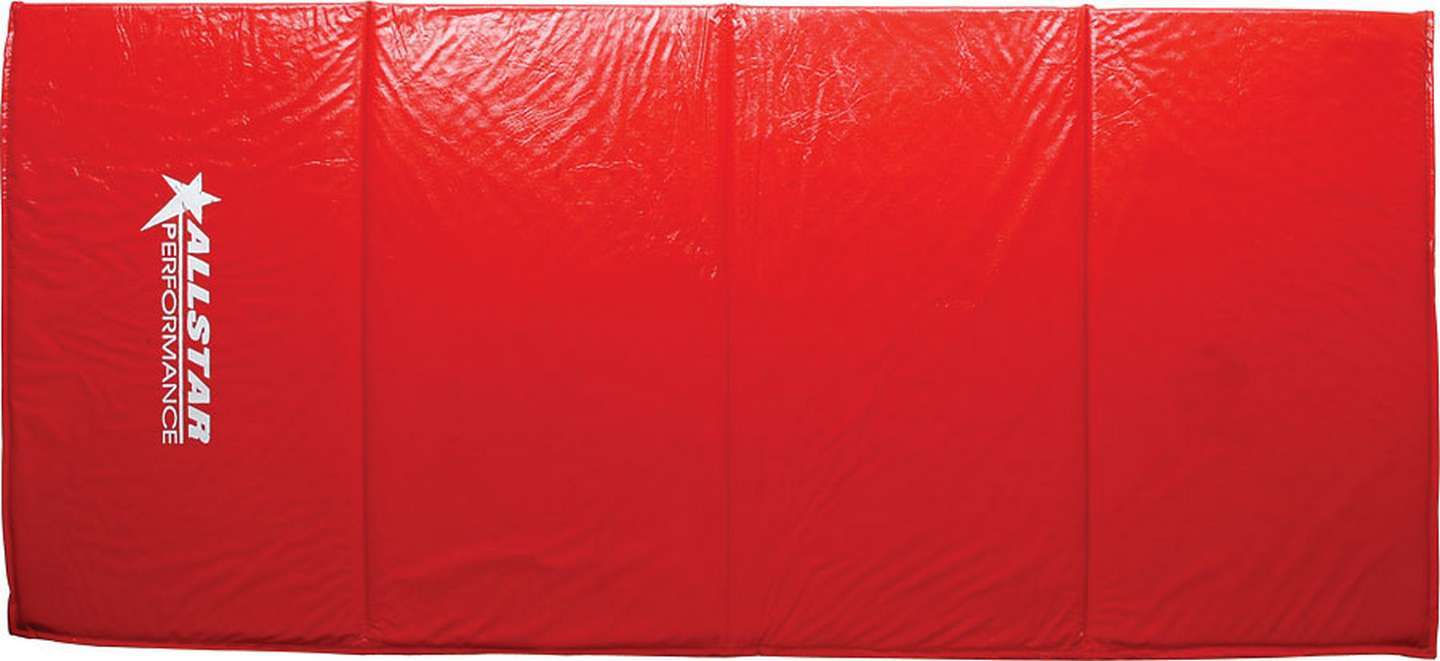 ALLSTAR, Track Mat, 52 x 24 in, Vinyl Outer, Red, Each