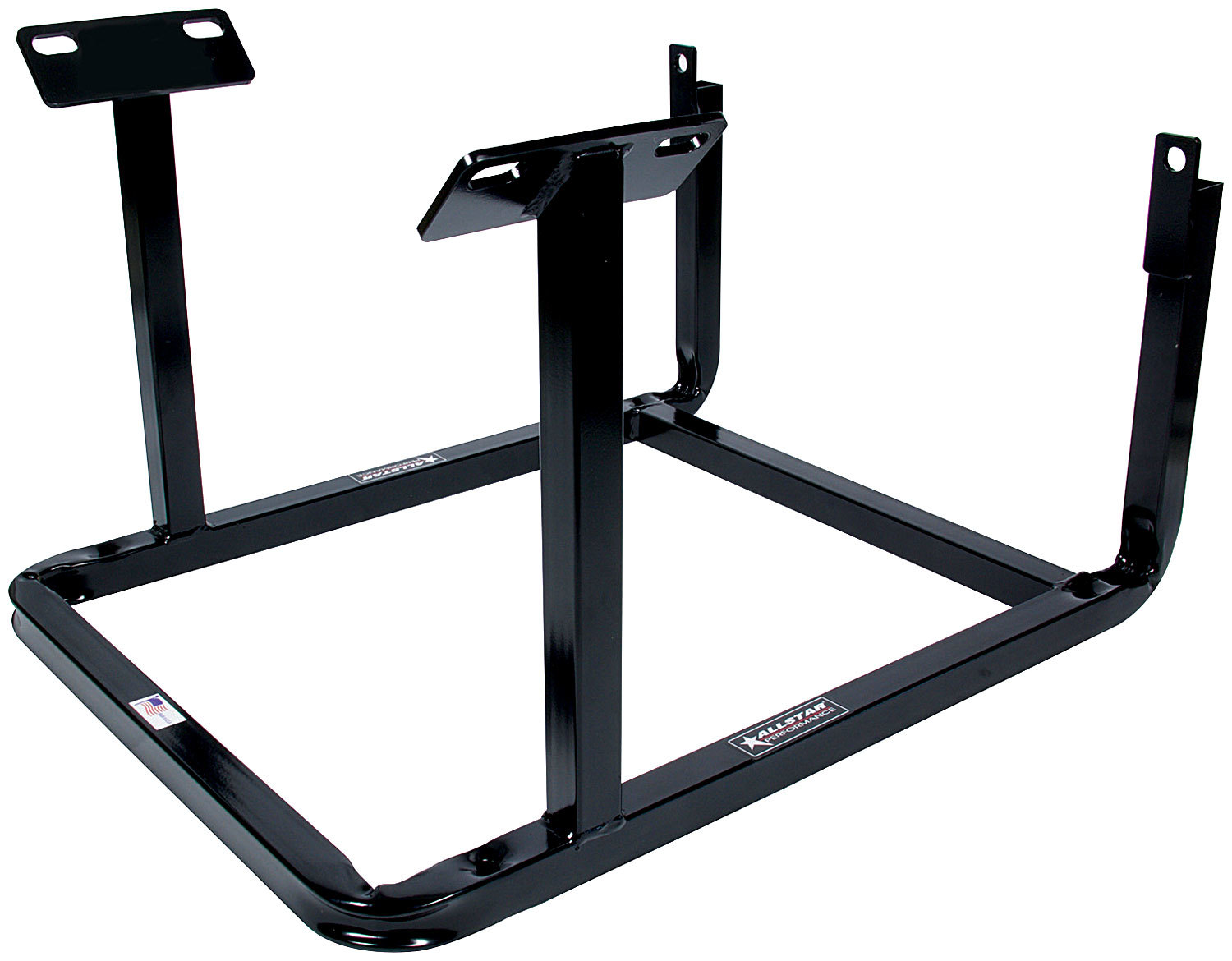 ALLSTAR, Engine Cradle, Economy, 1 in Square Tube, Steel, Black Powder Coat, Big