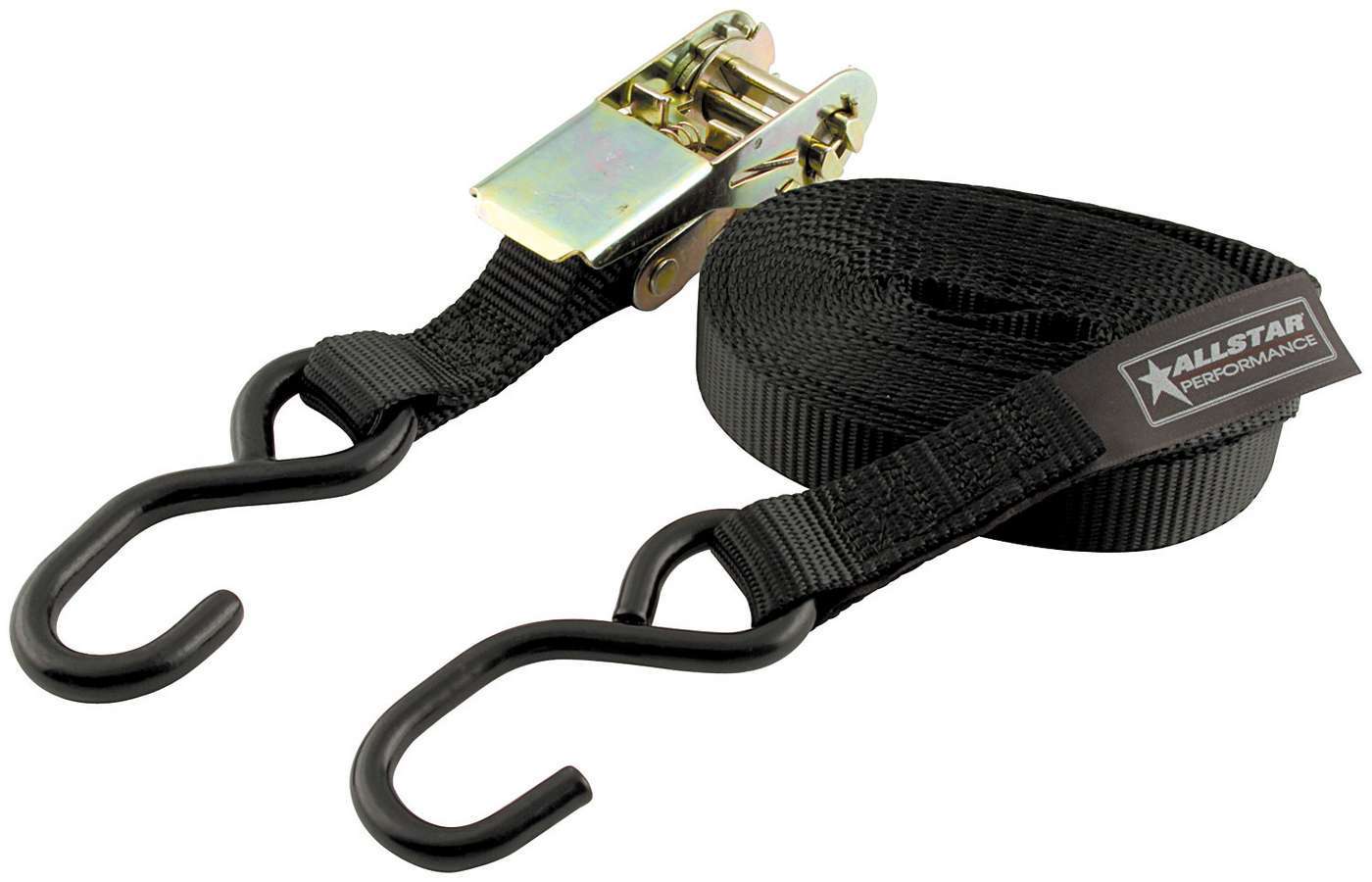 ALLSTAR, Ratchet Tie Down, 1 in Wide, 8 ft Long, 1000 lb Capacity, Adjustable, B