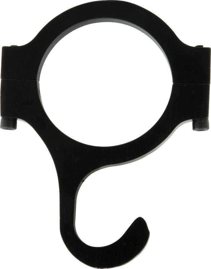 ALLSTAR, Helmet Hook, Clamp-On, Aluminum, Black Anodized, 1-3/4 in OD Tube, Each