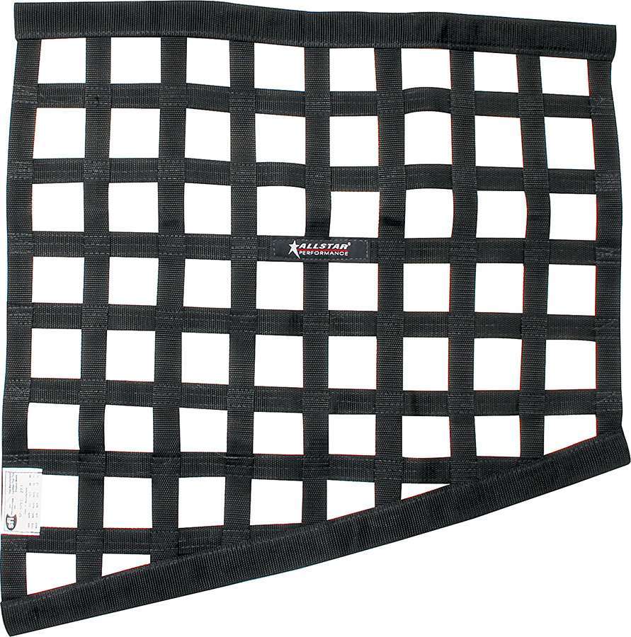 ALLSTAR, Window Net, SFI 27.1, 1 in Webbing, 18 x 24 x 24 in Trapezoid, Black, E