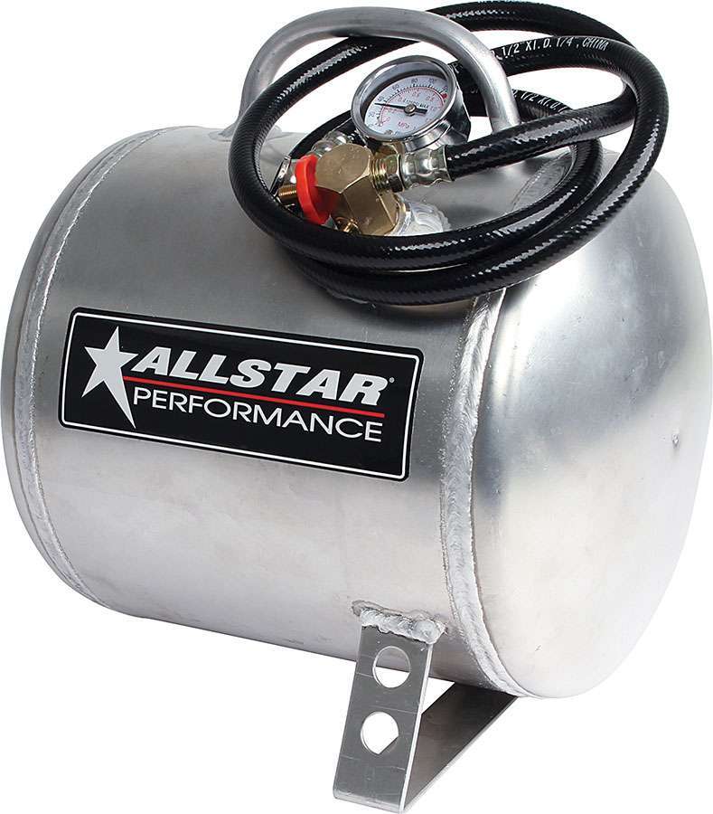ALLSTAR, Compressed Air Tank, Portable, 2-3/4 gal, 9 in Diameter, 11 in Long, Ho