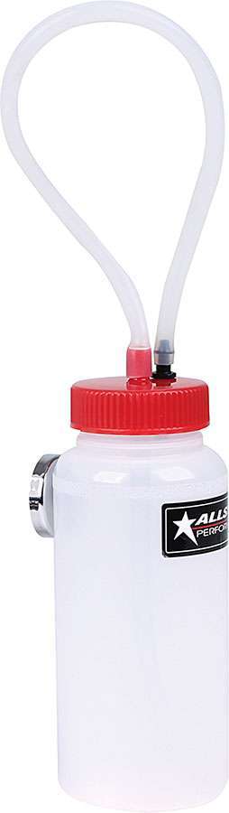 ALLSTAR, Brake Bleeder Bottle, 16 oz Bottle, Magnetic Mount, Check Valve/Plastic