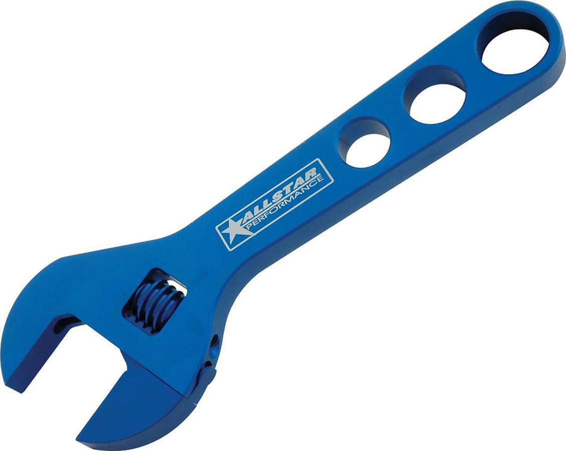 ALLSTAR, Adjustable AN Wrench, Single End, Up to 20 AN, 10 in Long, Aluminum, Bl