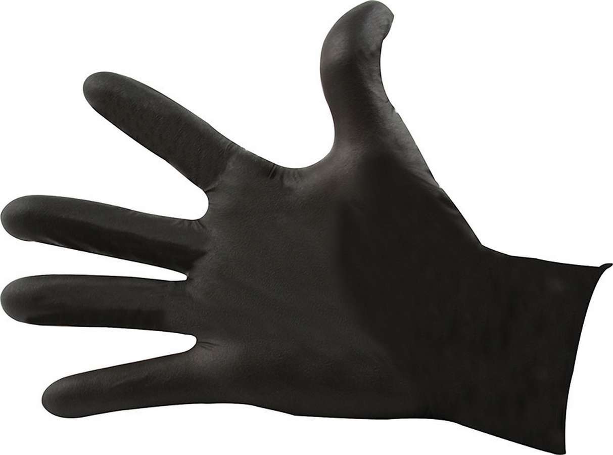 ALLSTAR, Gloves, Shop, Nitrile, Black, 2X-Large, Set of 100
