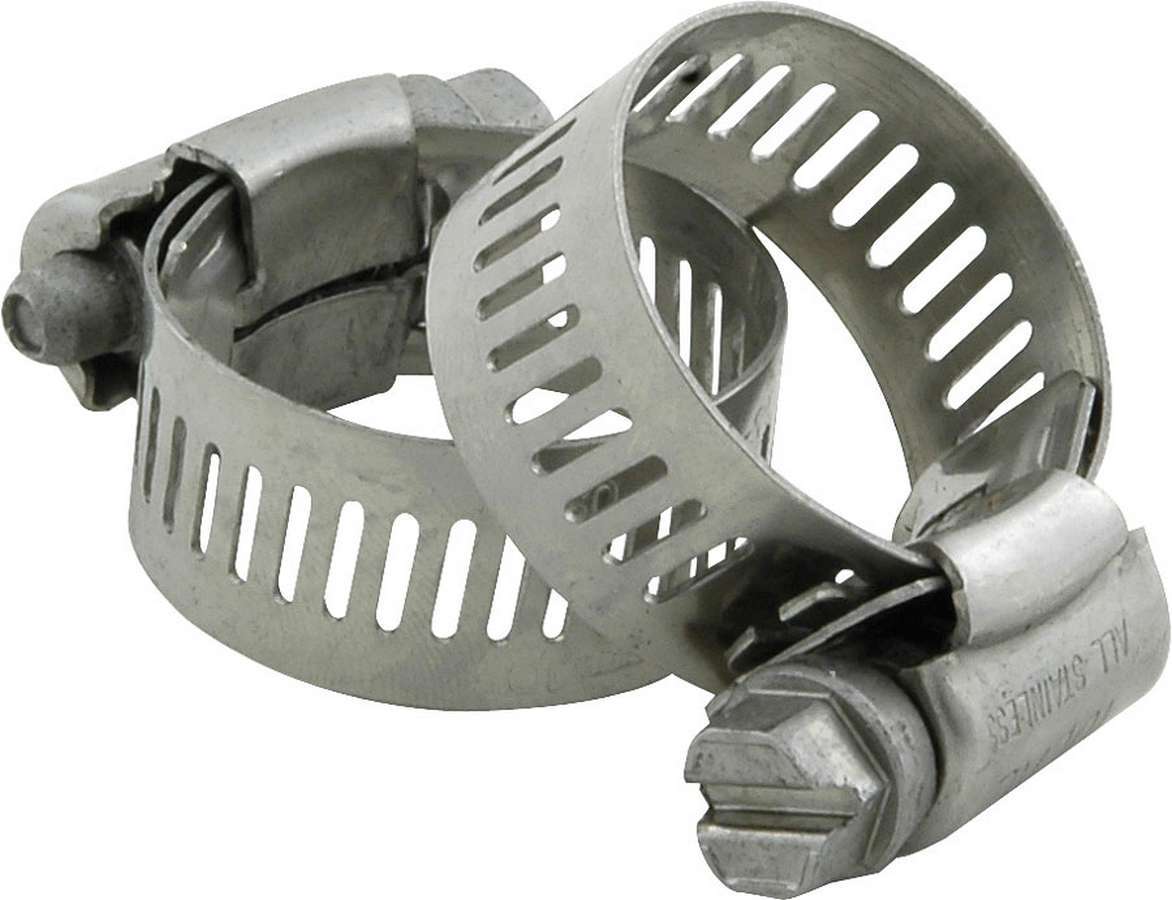 ALLSTAR, Hose Clamp, Worm Gear, 1 in, Stainless, Set of 10