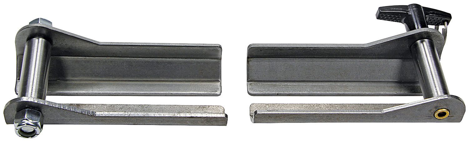 ALLSTAR, Swing Out Door Bar Kit, Weld-On, Quick Pin Release, Steel, Natural, Uni