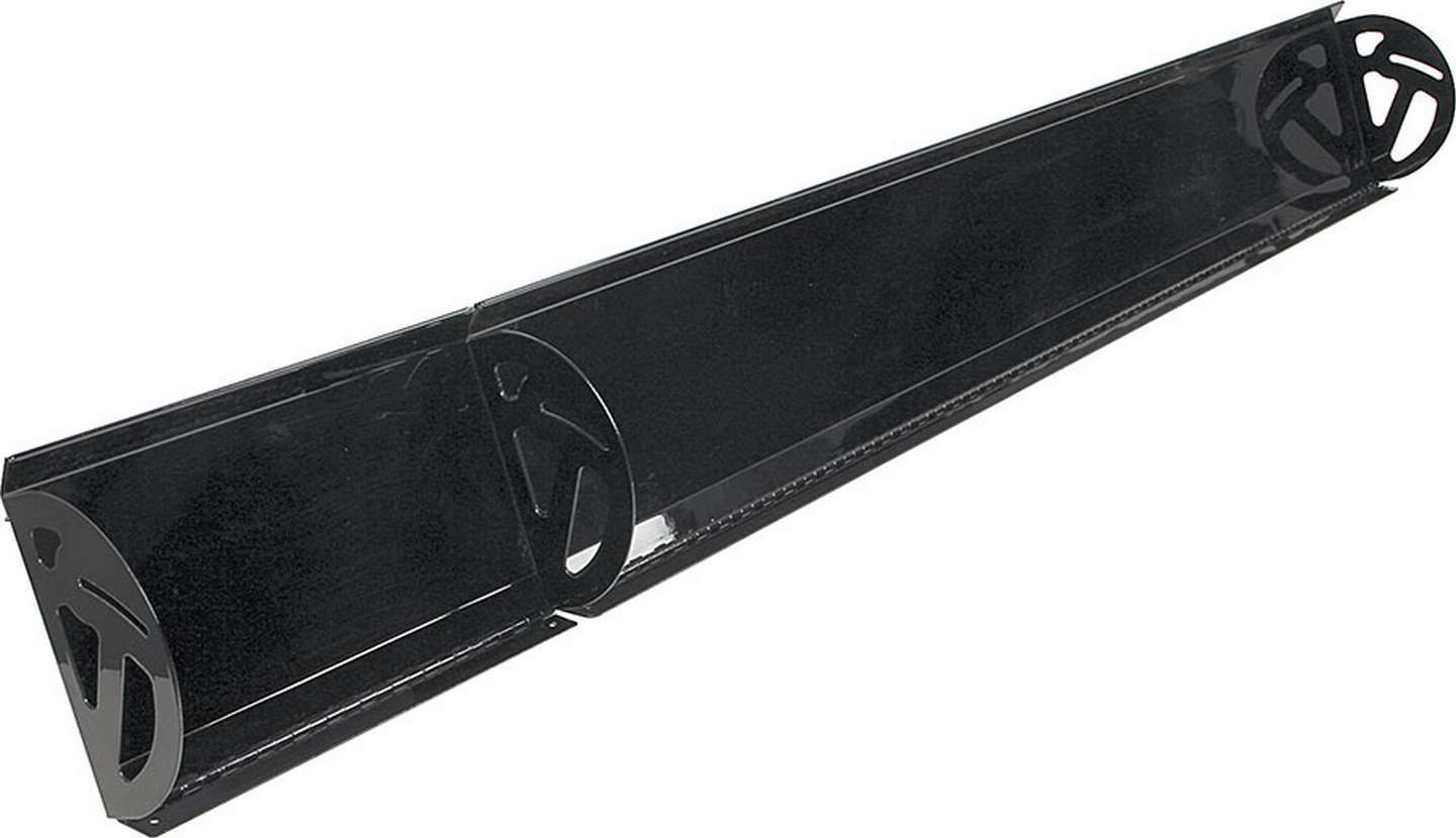 ALLSTAR PERFORMANCE Spoiler, 66 x 8",  Adjustable, 2 Piece, Spoiler Only, Aluminum, Black Powder Coat, Each