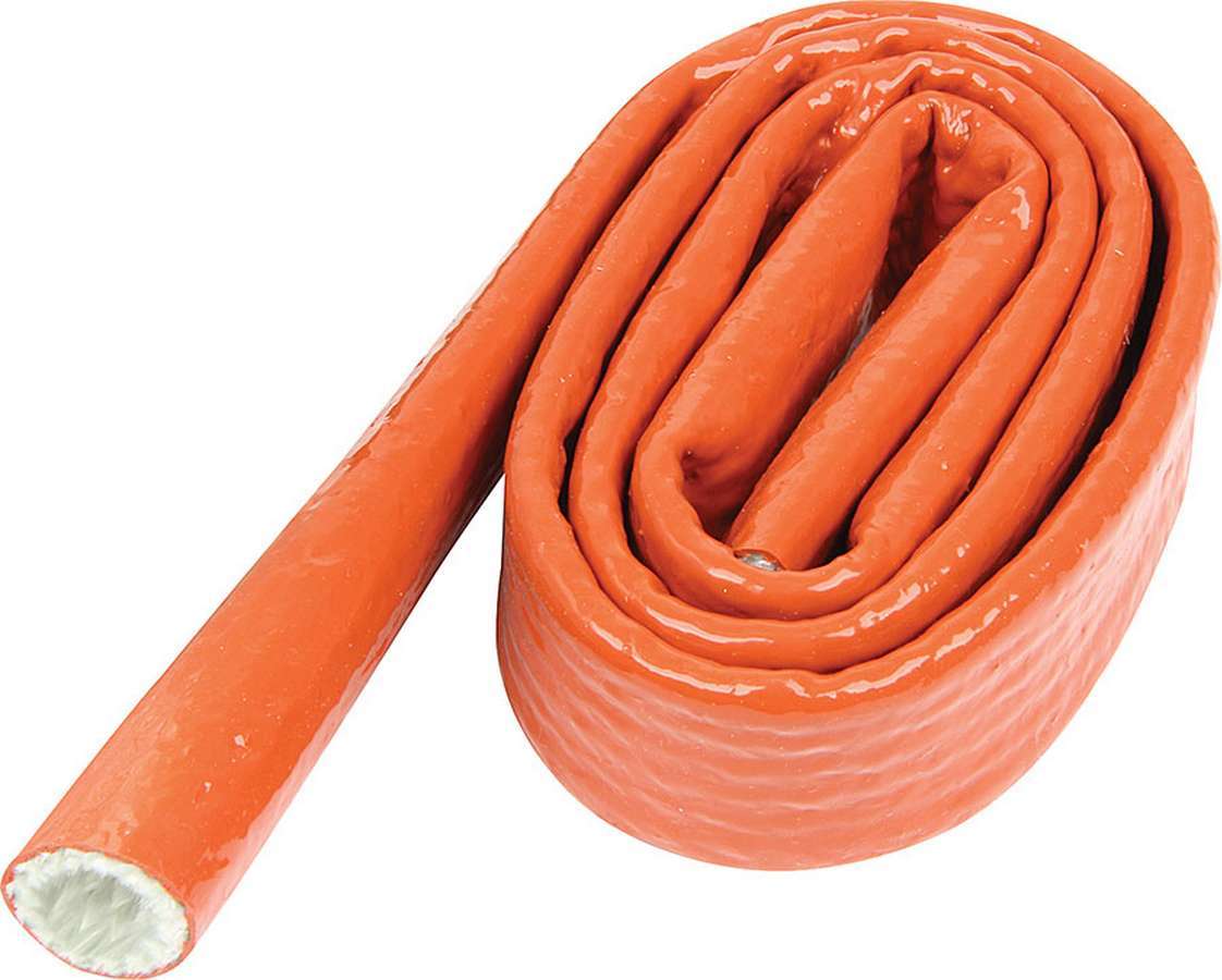 ALLSTAR, Hose and Wire Sleeve, 1/2 in ID, 3 ft, Silicone/Fiberglass, Orange, Eac