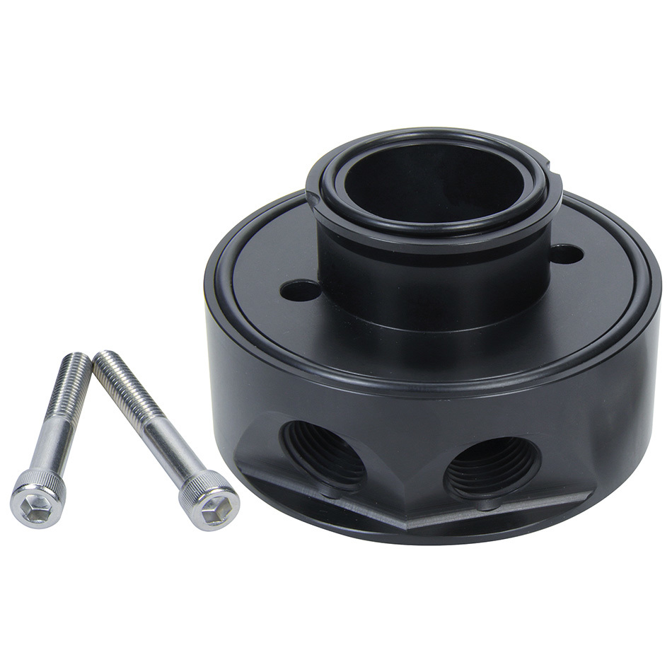ALLSTAR, Oil Filter Adapter, Sandwich, Bolt-On, 1/2 in NPT Female Inlet, 1/2 in