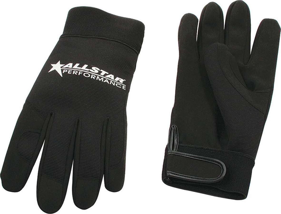 ALLSTAR, Gloves, Shop, Nylon, Black, Large, Pair