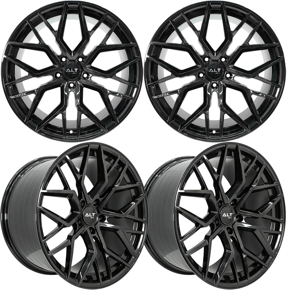 20-25+ C8 Corvette Forged Velocity 19x8.5" & 20x11" Wheel Kit Carbon FlashInclud