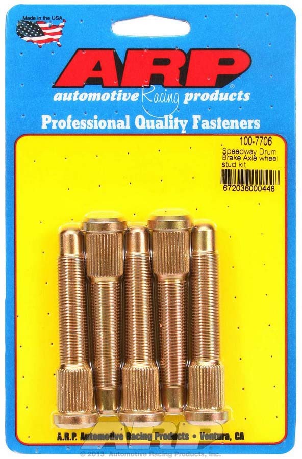 ARP 100-7706 Wheel Stud Kit - 1/2-20 2.970/.568 Knurl (5)