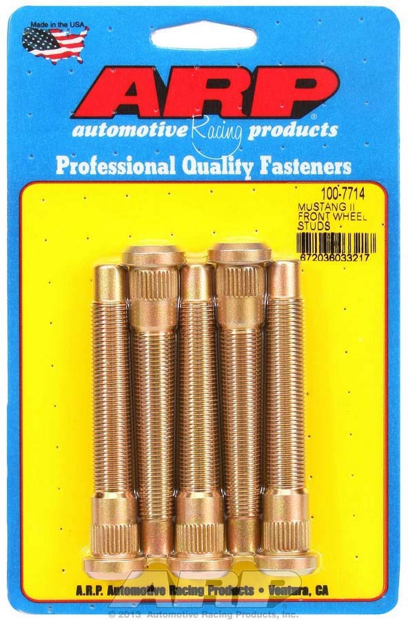 ARP 100-7714 Wheel Stud Kit - 1/2-20 3.435/.554 Knurl