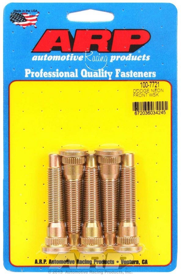 ARP 100-7721 Wheel Stud Kit - Dodge Neon Front